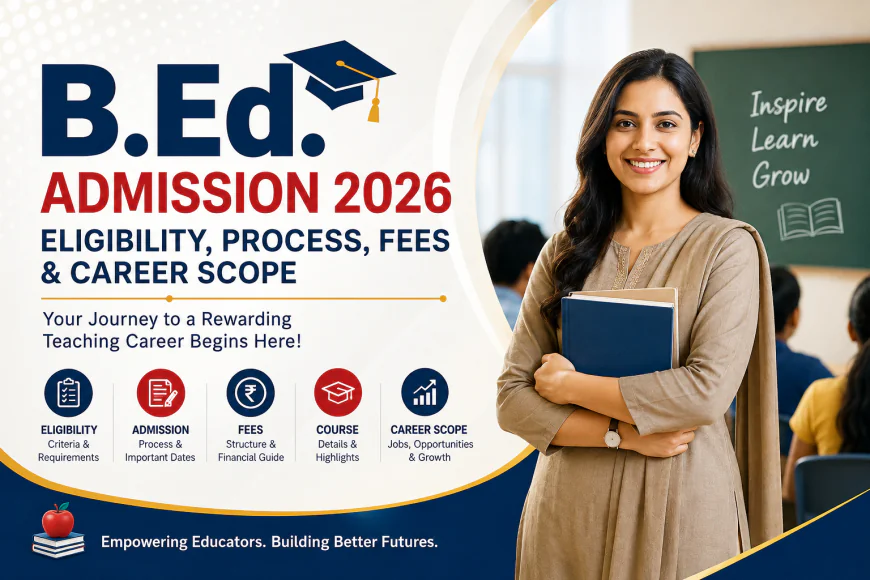 B.Ed. Admission 2026: Eligibility, Process, Fees & Career Scope