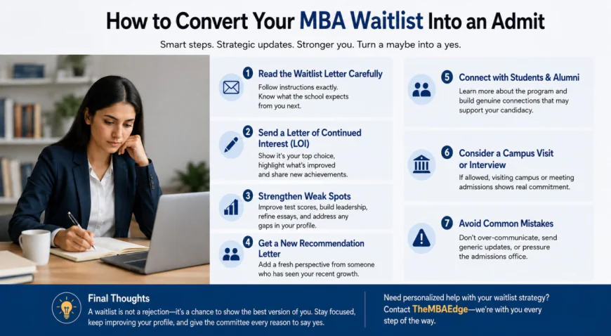 How to Convert Your MBA Waitlist Into an Admit