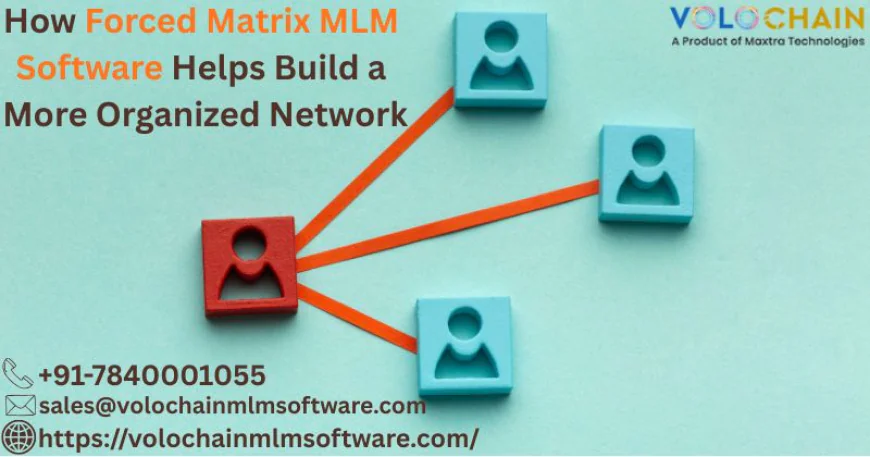 How Forced Matrix MLM Software Helps Build a More Organized Network