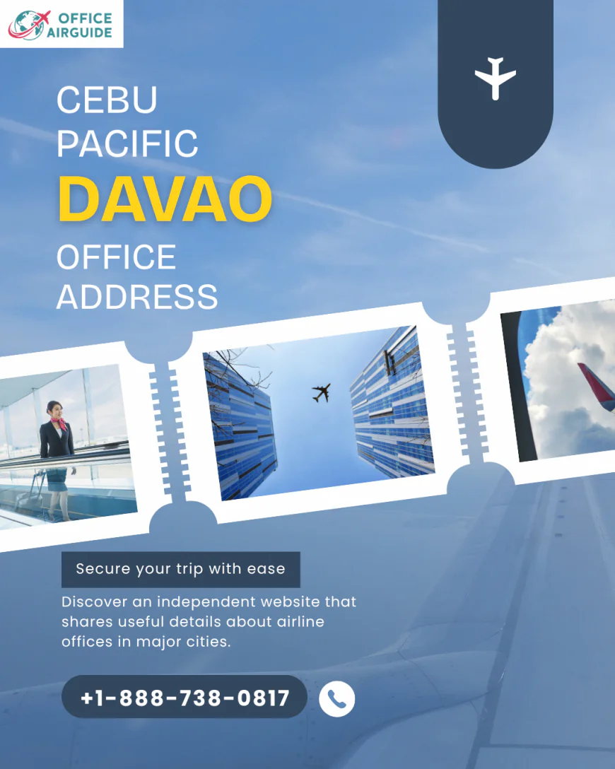 Cebu Pacific Davao office Address +1-888-738-0817