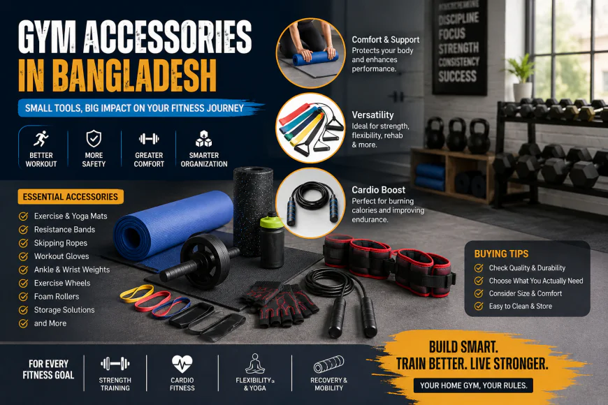 Gym Accessories in Bangladesh: Essential Equipment for a More Practical Home Workout