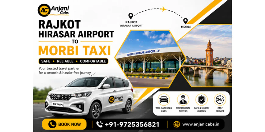 Rajkot Hirasar Airport to Morbi Taxi – Safe & Reliable Cab Booking