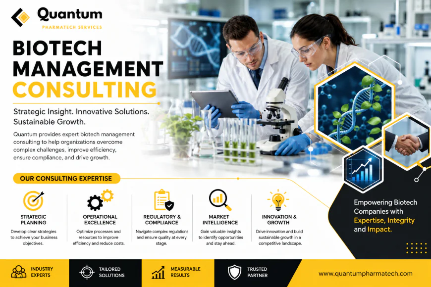 Biotech Management Consulting: Driving Innovation, Compliance, and Sustainable Growth