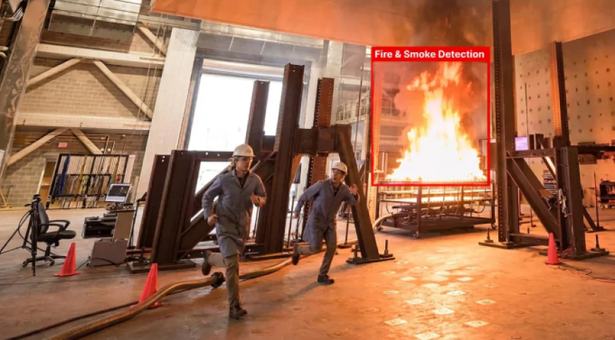 Turn Surveillance Cameras into Smart Safety Sensors with AI Fire and Smoke Detection