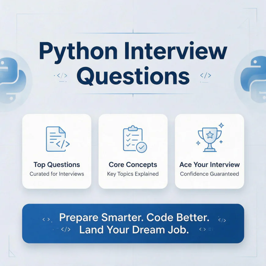 Python Interview Questions for AI, Data Science and Automation Roles