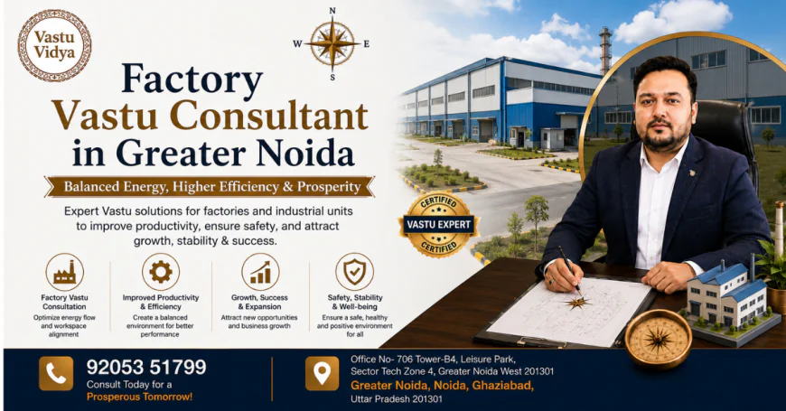 What Does a Factory Vastu Consultant in Greater Noida Do?