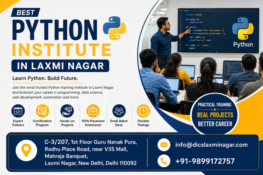 Best Python Institute in Laxmi Nagar | DICS