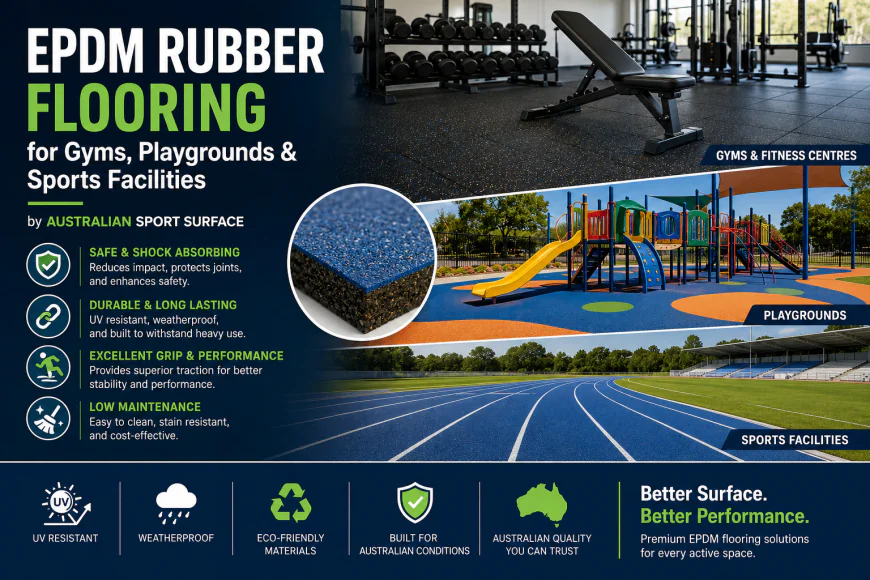 EPDM Rubber Flooring for Gyms, Playgrounds & Sports Facilities