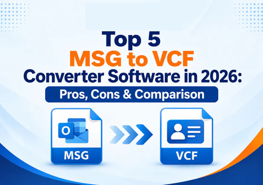 Top 5 MSG to VCF Converter Software in 2026: Pros, Cons & Comparison