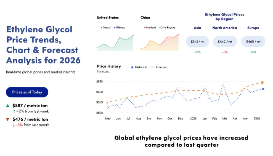 Ethylene Glycol Prices 2026: Price Chart and Forecast