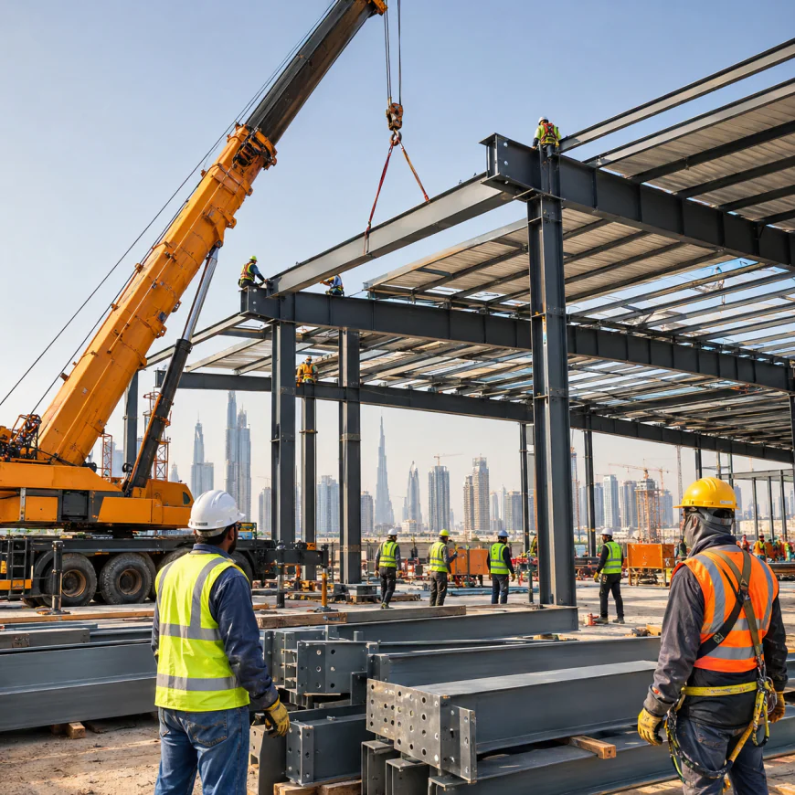 Steel Structure Erection in UAE: A Guide to Modern Construction