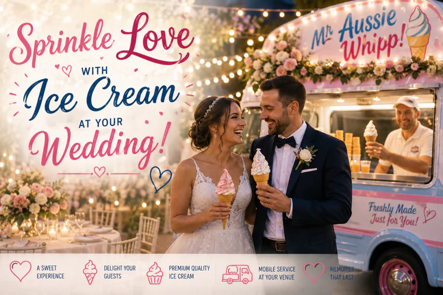 Why Ice Cream Cart Hire in Perth Is Perfect for Modern Weddings