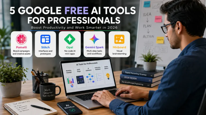 5 Free Google AI Tools for Professionals to Save Time and Work Smarter in 2026