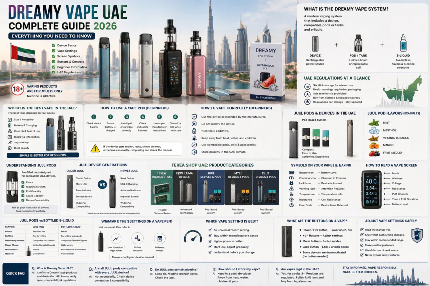 Complete Guide to Dreamy Vape UAE: Everything You Need to Know in 2026