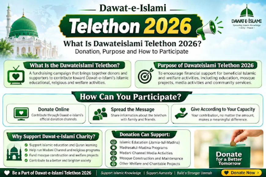 What Is Dawateislami Telethon 2026? Donation, Purpose, and How to Participate