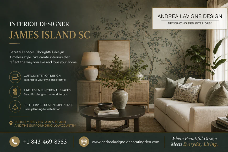 James Island SC Interior Designer | Custom Home Interiors
