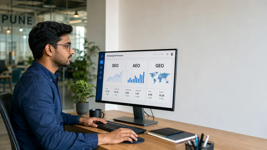 What SEO, AEO & GEO Services Include in 2026 — A Plain Breakdown