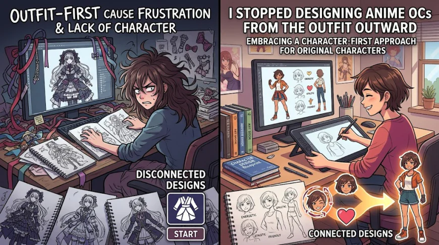 I Stopped Designing Anime OCs from the Outfit Outward