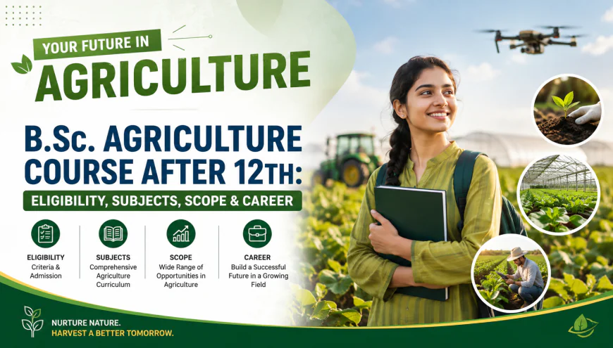 B.Sc. Agriculture Course After 12th: Eligibility, Subjects, Scope & Career