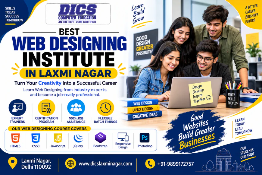 Best Web Designing Institute in Laxmi Nagar | Learn Web Design
