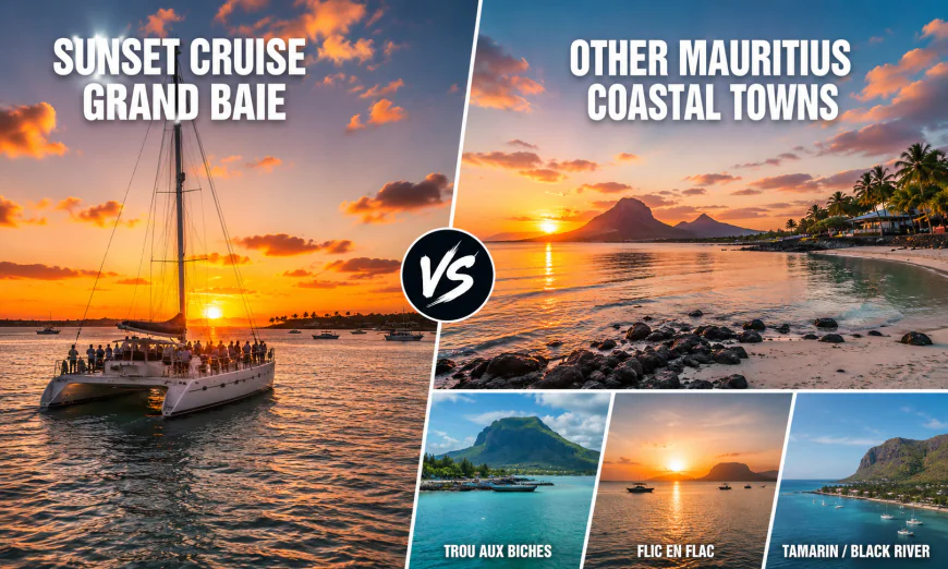 Sunset Cruise Grand Baie vs Other Mauritius Coastal Towns