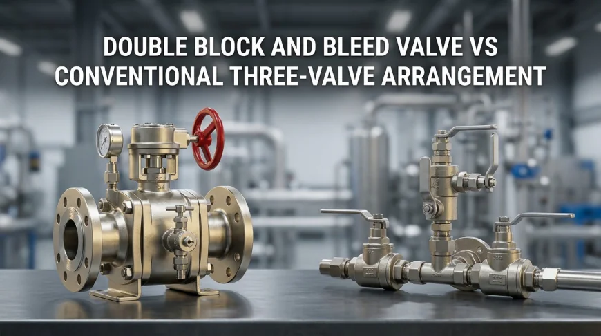 Double Block and Bleed Valve vs Three-Valve Arrangement