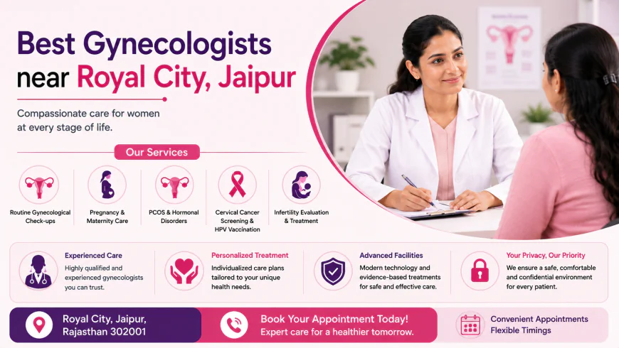 Best Gynecologists near Royal City, Jaipur