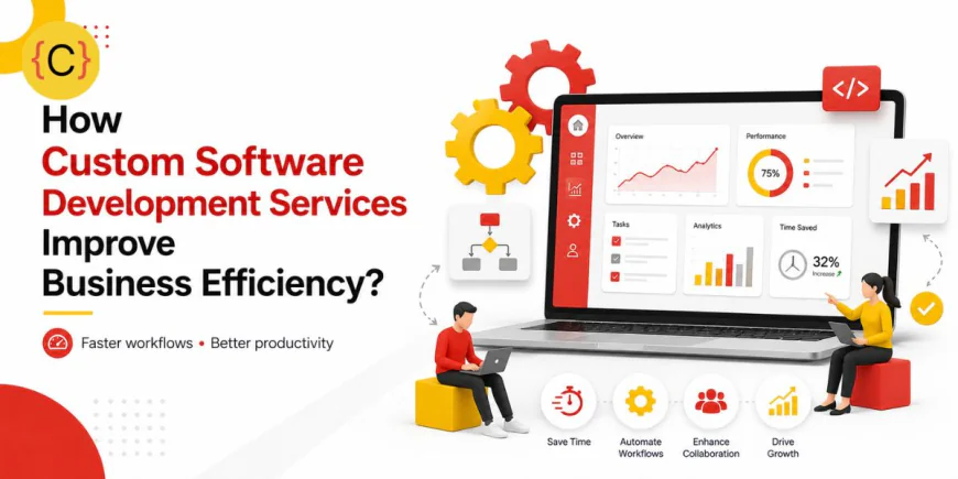 How Custom Software Development Services Improve Business Efficiency