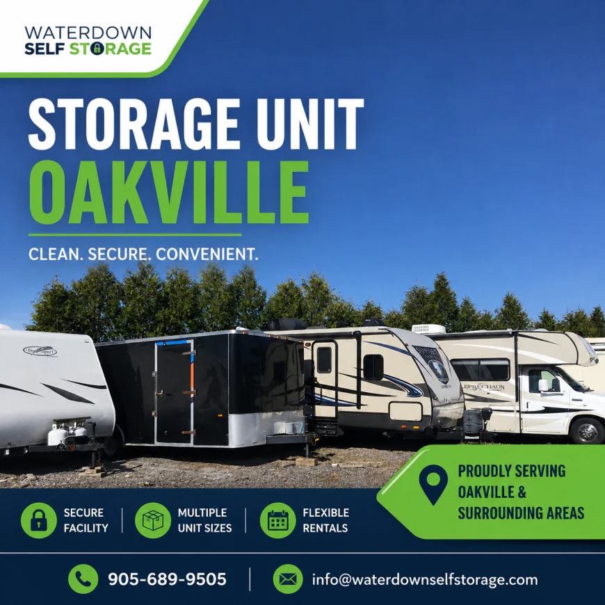 Self Storage Oakville: A Practical Guide to Choosing the Right Storage Solution