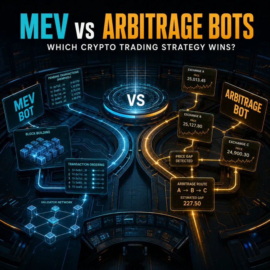MEV vs Arbitrage Bots: Which Crypto Trading Strategy Wins?
