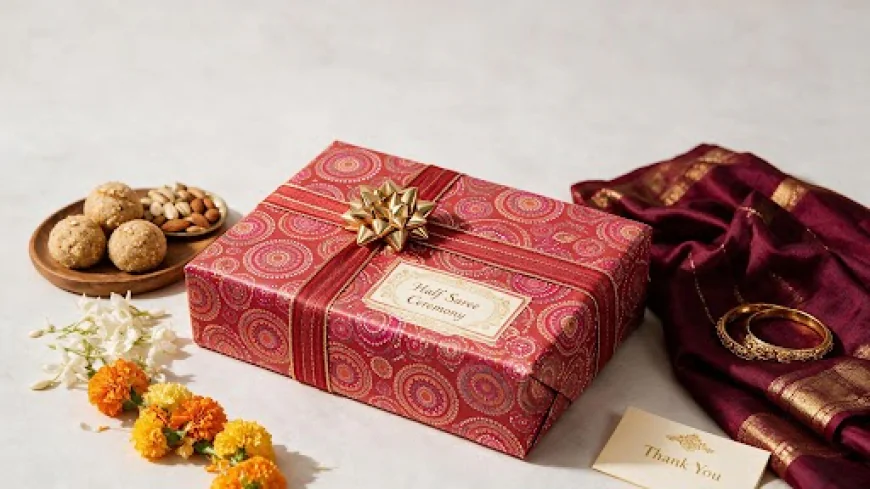 Personalized Half Saree Return Gift Boxes: Thoughtful Gifting Ideas for Every Ceremony