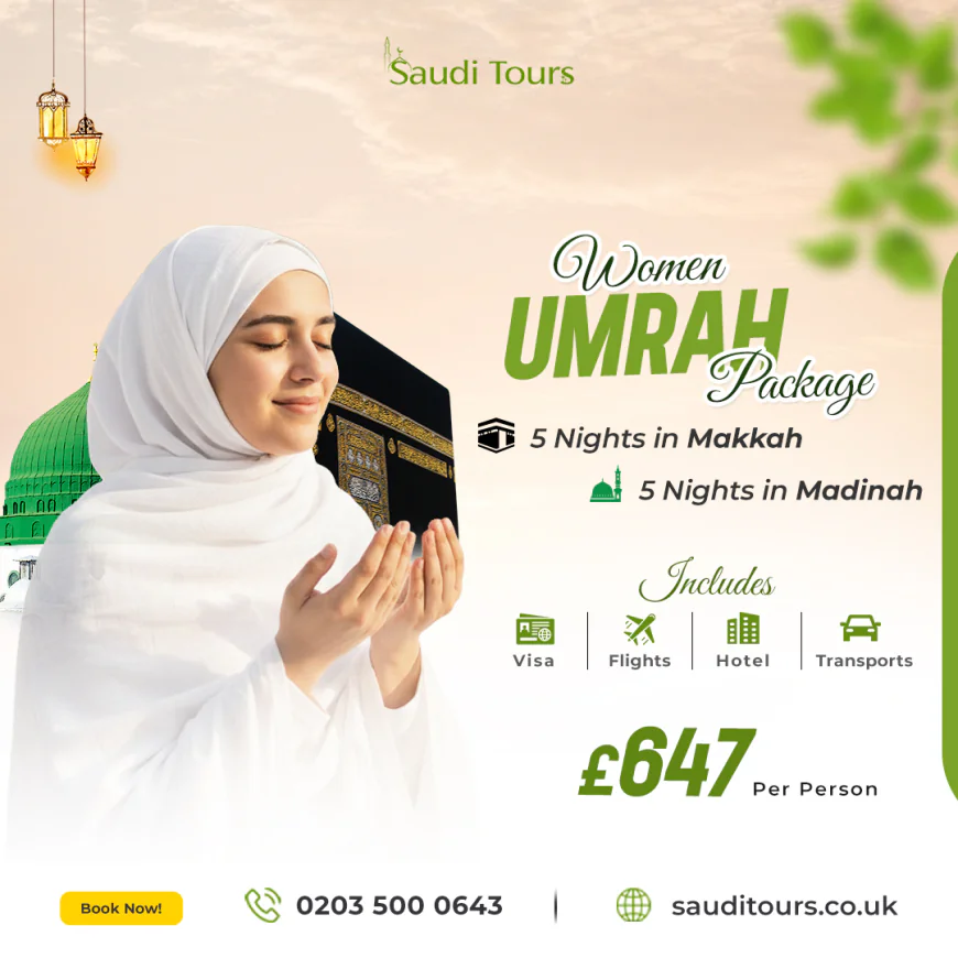 Cheap Women Umrah Packages from the UK Without Compromising Comfort