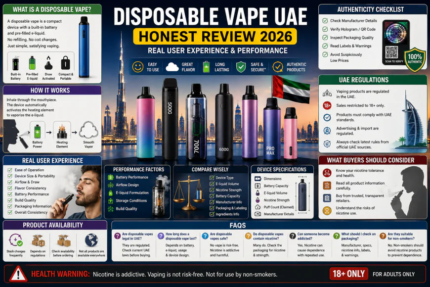 Disposable Vape UAE Honest Review 2026: Real User Experience and Performance