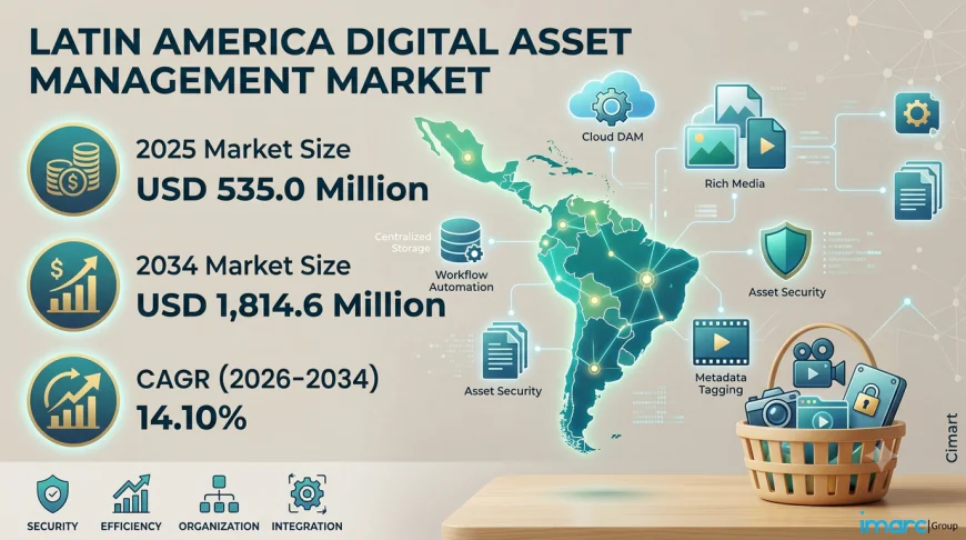 Latin America Digital Asset Management Market Size, Share, Trends and Report 2034