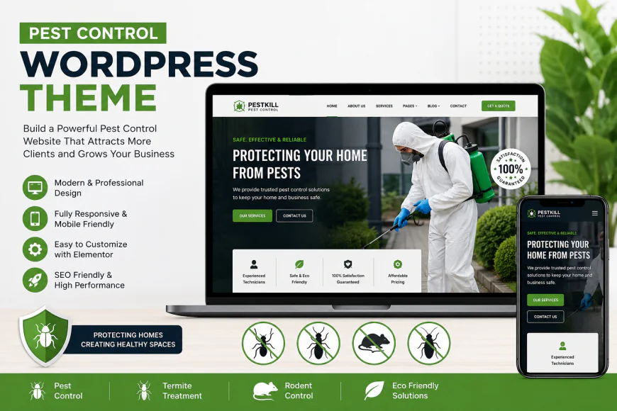 How a Pest Control WordPress Theme Can Help Customers Understand Pest Treatments