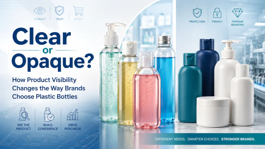 Clear or Opaque? How Product Visibility Changes the Way Brands Choose Plastic Bottles