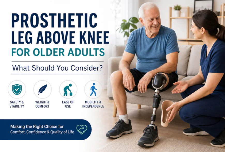 Prosthetic Leg Above Knee for Older Adults: What Should You Consider?