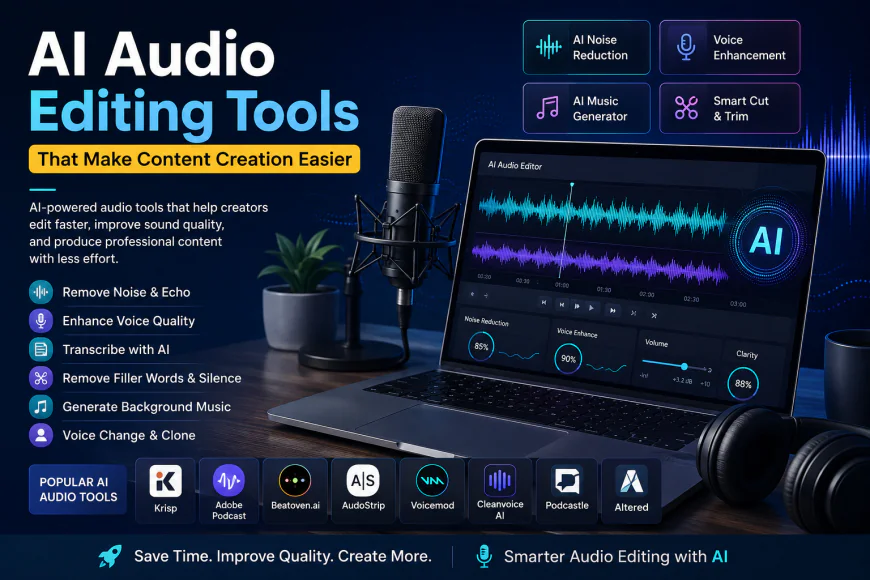 AI Audio Editing Tools That Make Content Creation Easier