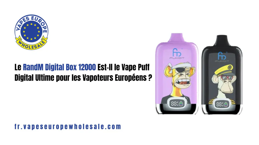 Le RandM Digital Box 12000 Est-Il le Vape Puff Digital Ultime pour les Vapoteurs Européens ?