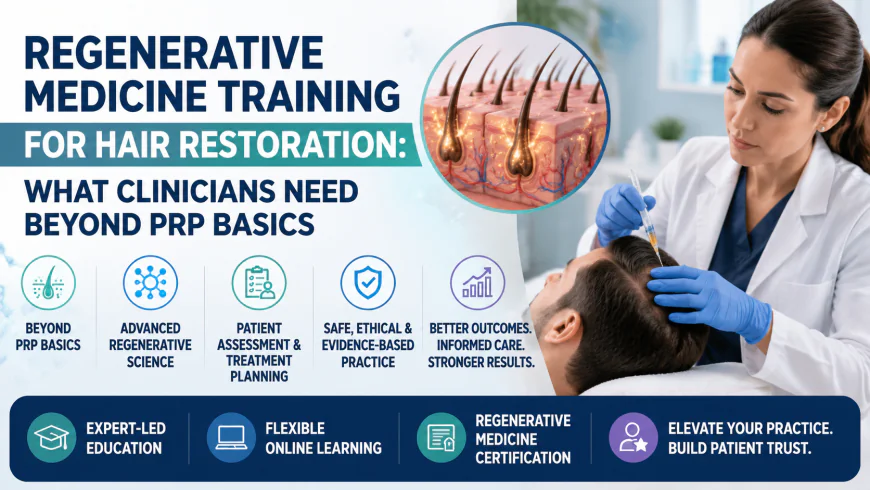 Regenerative Medicine Training for Hair Restoration: What Clinicians Need Beyond PRP Basics