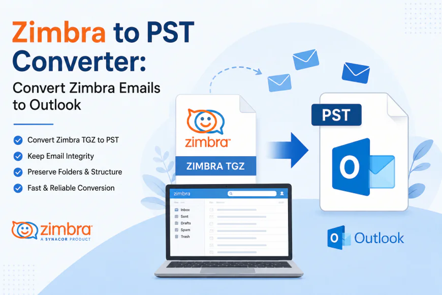 Zimbra to PST Converter: Convert Zimbra Emails to Outlook