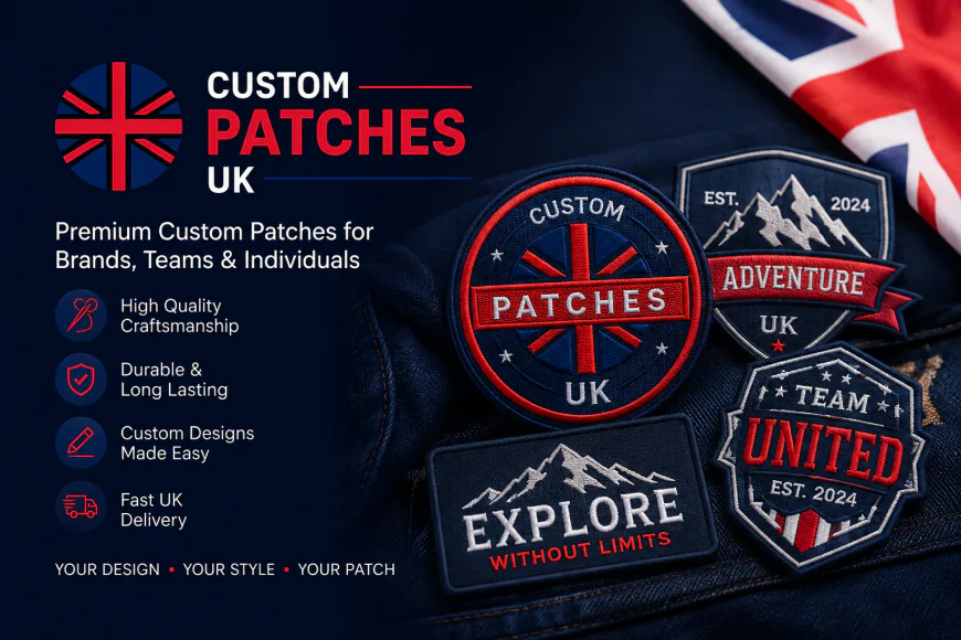 Custom Patches UK: A Creative Way to Make Your Style and Brand Stand Out