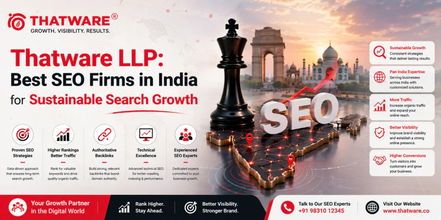 Thatware LLP: Best SEO Firms in India for Sustainable Search Growth