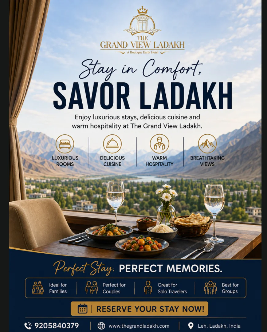 A Refined Himalayan Stay at a 5 Star Hotel in Leh