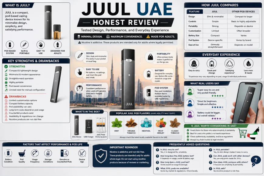 JUUL UAE Honest Review: Tested Design, Performance, and Everyday Experience