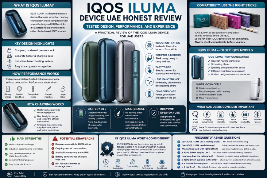 IQOS ILUMA Device UAE Honest Review: Tested Design, Performance, and Experience