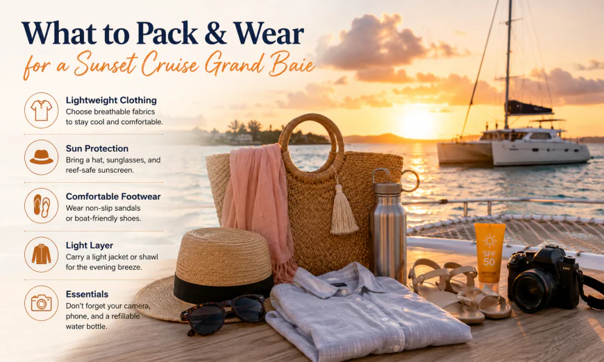 What to Pack & Wear for a Sunset Cruise Grand Baie