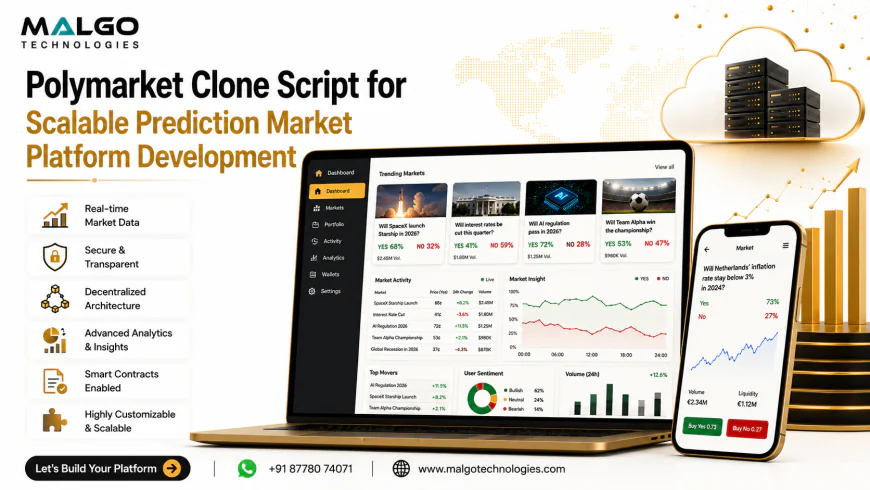 Polymarket Clone Script: Build, Customize and Launch Your Prediction Platform