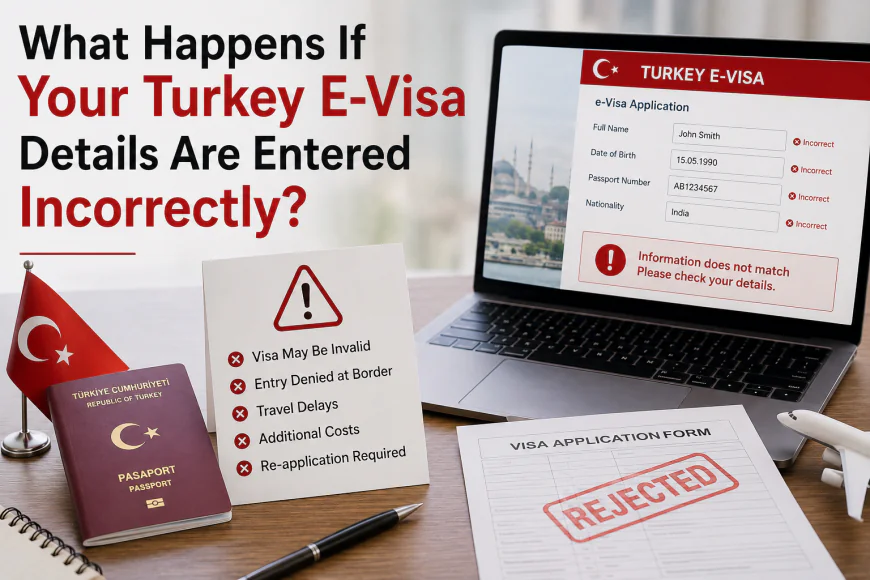 What Happens If Your Turkey E-Visa Details Are Entered Incorrectly?