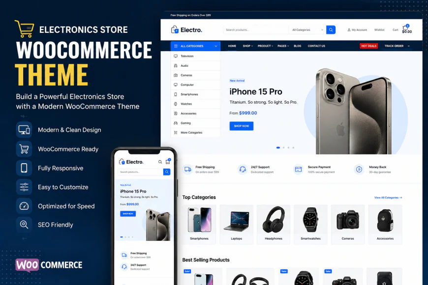 Best Electronics Store WooCommerce Theme Features for Managing Product Variations